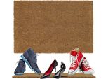 Relaxdays 10014666_0 Relaxdays Kokosmatte Braun 40,0 X 60,0 Cm