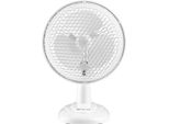 Ecg Ft 15A | Ventilatore Da Tavolo | Diametro 15 Cm | 2 Velocità | Funzione Di Inclinazione | Funzionamento Estremamente Silenzioso | Carico Collegato 20 W |