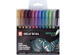 Sakura Gel Rollerball Gelly Roll Metallic Confezione Da 12 Pezzi