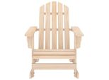 Vidaxl Sedia A Dondolo Adirondack In Legno Massiccio Di Abete