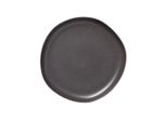Piatto Piano Ø 28 X 3 Cm, Serie: Rockzzero Grigio Pietra Organico