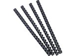 Exacompta Scatola 100 Spirali 12 Mm In Pvc Per Rilegatura Din A4 Nero