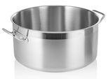 Pentola Professionale In Acciaio Inox Pentola Per Friggere Con Coperchio 35,0 Litri ØXh: 45 X 23 Cm