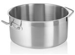 Pentola Professionale In Acciaio Inox Pentola Per Friggere Con Coperchio 24,0 Litri ØXh: 40 X 19,5 Cm
