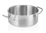 Pentola Professionale In Acciaio Inox Pentola Per Friggere Con Coperchio 7,0 Litri ØXh: 28 X 13 Cm