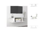 Vidaxl Mobile Tv A Parete Bianco 103X30X26,5 Cm - Mobili Tv