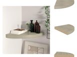 Vidaxl Mensola Galleggiante Ad Angolo Effetto Rovere 35X35X3,8 Cm Mdf - Mensole A Muro