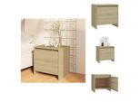 Vidaxl Comodino Rovere Sonoma 45X34X44,5 Cm In Legno - Comodini