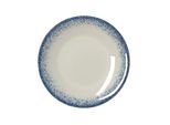 6X Piatti Piani Ø 23 Cm Vida Marina / Porcellana Bianca Blu