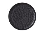 6X Piatti Piani Ø 27 Cm Nova Smoke / Porcellana Nera