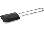 Spatola Per Pasticceria Con Manico In Acciaio Inox, 33 Cm, Nero, Silicone