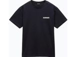 Maglietta Nera Da Uomo Napapijri S-Linth-Xl