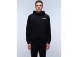 Felpa Con Cappuccio Nera Da Uomo Napapijri B-Linth H-XL