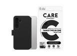 CARE BY PANZERGLASS Handyhülle Magnetic QI Tango Two-in-One Wallet Case für Samsung Galaxy S25, schwarz, B:11cm H:2,5cm T:20cm, Hüllen, Backcover, Schutzhülle, Handyschutzhülle, Case, Schutzcase, stoßfest