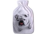 Coperchio Per Borsa Dell'acqua Calda Con Stampa Fotografica Per Tutte Le Comuni Borse Dell'acqua Calda Da 2 Litri, In Molte Varianti ( Selezione: Bulldog Inglese )