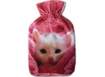 Copribottiglia Acqua Calda 1 Litro Cuscino Riscaldante Acqua, Selezione: Gatto Bambino, Senza Borsa Dell'acqua Calda