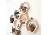 Skye Decor, Raf252, Mensole Da Parete, Noce, Legno, 42 X 37 X 10 Cm