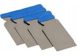 Set Spatole Giapponesi In Acciaio Inossidabile - 4 Parti 50 Mm, 80 Mm, 100 Mm, 120 Mm, Spatola Per Superfici