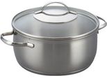 Teglia Kelomat Torrano Con Coperchio Ø16Cm 1,5 Litri In Acciaio Inox