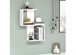 Skye Decor, Octa - White, Mensole Da Parete, Bianco, 29,8 X 60 X 16,4 Cm