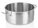 Pentola Professionale In Acciaio Inox Pentola Per Friggere Con Coperchio 12,0 Litri ØXh: 32 X 16 Cm