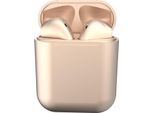 I12 Tws Bluetooth 5.0 Cuffie Auricolari Per Telefono Oro Champagne