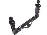 Stabilizzatore A Vassoio In Lega Di Alluminio Per Alloggiamento Fotocamera Subacquea Alloggiamento Subacqueo Supporto Gopro Dslr Smartphone Nero