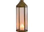 Lanterna Decorativa Vintage A Vento Porta Tea Light Arada Large