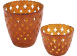 Orientale Marocchina Lumino Porta Tealight Metallo Giardino Decorazione Tavolo