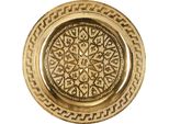 Vassoio Orientale Mehdia Color Oro 25 Cm