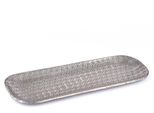 Vassoio Decorativo Orientale Vassoio Da Portata Jabar Argento 30 Cm