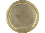Vassoio Decorativo Orientale Vassoio Per Servire Vassoio Per Candele Nacera Gold 28 Cm