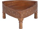 Tavolino Acheron Intagliato A Mano In Legno Di Mango 35X35X20 Cm