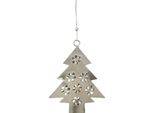 Ciondolo Natalizio Decorazione Natalizia Albero Di Natale Argento