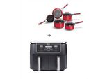Ninja AF400 - Bundle 5 Pôele et Casseroles ZEROSTICK Friteuse