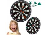 Relaxdays 10021463_0 Relaxdays Dartscheibe Mit Darts
