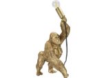 Mauro Ferretti Gorilla Lampada Da Tavolo E14 22,5X16X40 Cm Oro