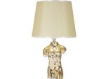 Mauro Ferretti Lampada Da Tavolo Glam Man E27 25X42,5 Cm Oro