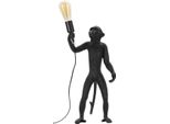 Mauro Ferretti Lampada Da Tavolo Monkey E27 Ø 26X34X55 Cm Nero