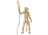 Mauro Ferretti Lampada Da Tavolo Monkey E27 Ø 26X34X55 Cm Oro