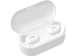 Qcy QS2 Tws Cuffie Stereo Bluetooth V5.0 Sport Senza Fili 3D Con Doppio Microfono Bianco