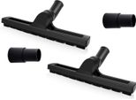 Set Di 2 Bocchette Per Pavimenti Hoover 32 Mm | Bocchetta Universale Hoover Incl. 2 X Adattatore 32/35 Mm Per Tappeti E Pavimenti Duri | Piedino Hoover Per Laminati | Bocchetta Combinata Con 2 Rulli | Alzafilo E Spazzola