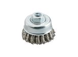 Metabo TopfbüRste 100X0,5 Mm/ M 14, Stahldraht, Gezopft, DrahtstäRke 0,50 Mm (623711000)
