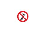 Safetymarking Verbotsschild Folie D200 Mm Mobilfunk Verboten ; Wolk (21.0918)