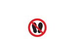 Safetymarking Verbotsschild Folie D100 Mm Betreten Der FläChe Verboten ; Wolk (21.1097)