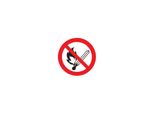 Safetymarking Verbotsschild Aluminium D200 Mm Feuer,Offenes Licht Und Rauchen Verboten ; Wolk (11.0810)