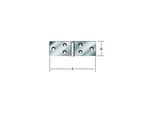 Vormann MöBel-Tischband L 140Mm,B 34Mm Stahl Verzinkt (000505140Z)