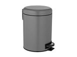 WENKO Leman Kosmetikeimer 5,0 l grau