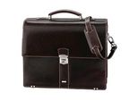 Alassio Aktentasche MONACO Leder dunkelbraun 47022