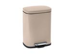 WENKO Leno Kosmetikeimer 5,0 l taupe